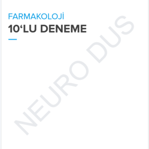 Farmakoloji 10'lu Deneme