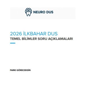 2026 Dus Temel Bilimler Detaylı Soru Açıklamaları